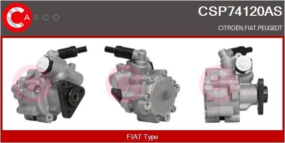 CASCO Stuurbekrachtigingspomp CSP74120AS Peugeot PARTNER Stuurpomp CASCO CSP74120AS