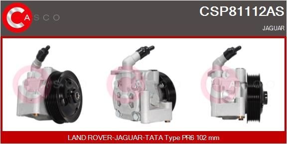 CASCO Stuurbekrachtigingspomp CSP81112AS CASCO CSP81112AS Servopomp Jaguar F-Pace X761 prijs