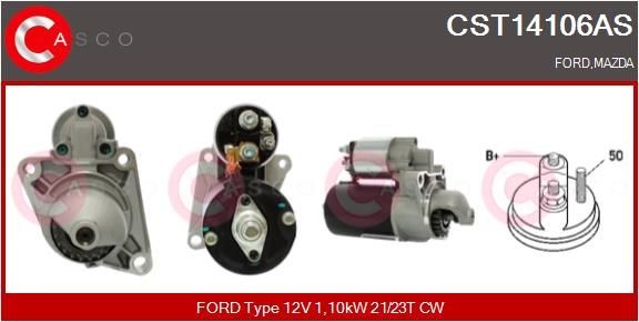 CASCO Motorino avviamento CST14106AS CASCO CST14106AS Motorino avviamento Escort Mk6 Sedan (GAL, AFL) prezzo