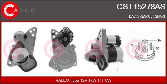 Starteris CASCO CST15278AS CASCO CST15278AS: Starteris Smart FORFOUR 2020