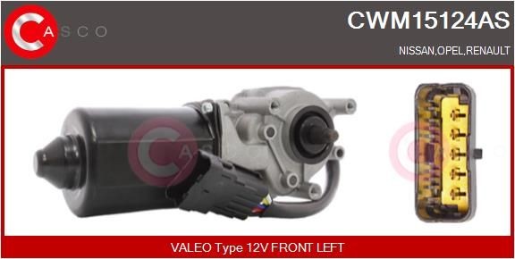 Μοτέρ υαλοκαθαριστήρα CASCO CWM15124AS CASCO CWM15124AS: Μοτέρ υαλοκαθαριστήρων Renault TRAFIC 2014