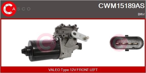 CASCO Μοτέρ υαλοκαθαριστήρα CWM15189AS CASCO CWM15189AS Μοτέρ υαλοκαθαριστήρων BMW F30 Sedan σε χαμηλές τιμές
