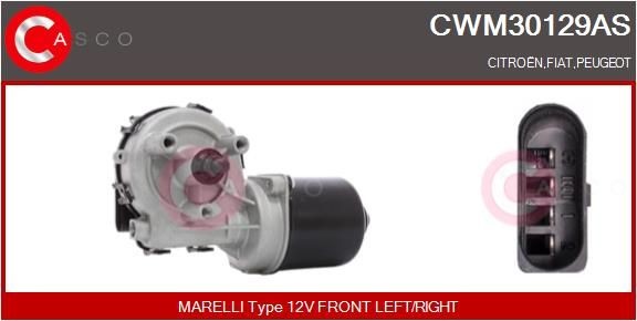 CASCO Vindrutetorkarmotor CWM30129AS CWM30129AS CASCO vindrutetorkarmotor Citroen ZX