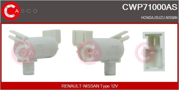 CASCO Čerpadlo ostrekovača skiel CWP71000AS Pumpa ostrekovača NISSAN CASCO CWP71000AS