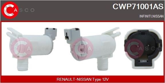 Waschwasserpumpe CASCO CWP71001AS CWP71001AS CASCO Waschwasserpumpe ALMERA 2009 original