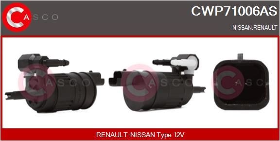 CASCO Spolvätskepump, fönster CWP71006AS pris Spolarpump Renault K56_ CWP71006AS CASCO