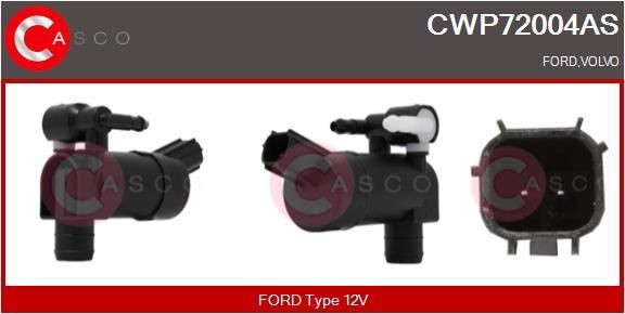 Pompa acqua lavaggio, Pulizia cristalli CASCO CWP72004AS CASCO CWP72004AS Pompa tergicristalli FORD MONDEO 2021