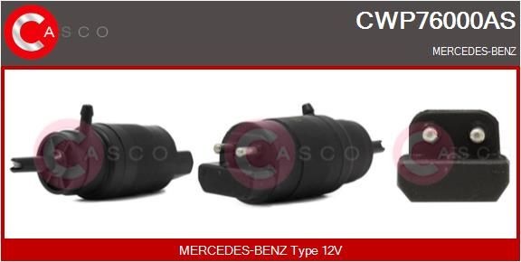 CASCO Klaasipesuvee pump, klaasipuhastus CWP76000AS CWP76000AS Klaasipesu pump MERCEDES-BENZ VITO CASCO