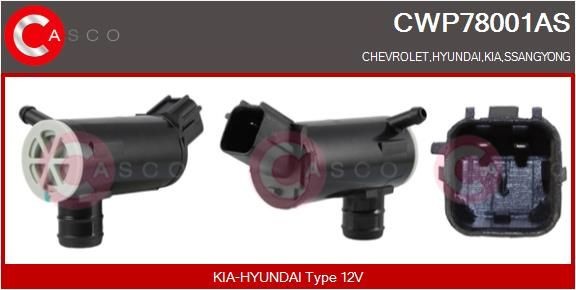 CASCO Čerpadlo ostrekovača skiel CWP78001AS CASCO Pumpa ostrekovača NISSAN CWP78001AS