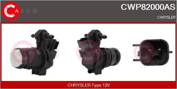 Čerpadlo ostrekovača skiel CASCO CWP82000AS CASCO CWP82000AS: Čerpadlo ostrekovača skiel Chrysler PT CRUISER 2001