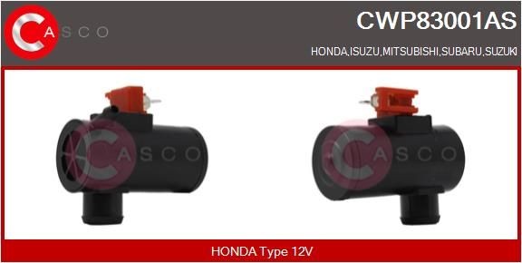Bomba de água do lava-vidros CASCO CWP83001AS CASCO CWP83001AS Bomba de água limpa vidros SUZUKI VITARA 2001