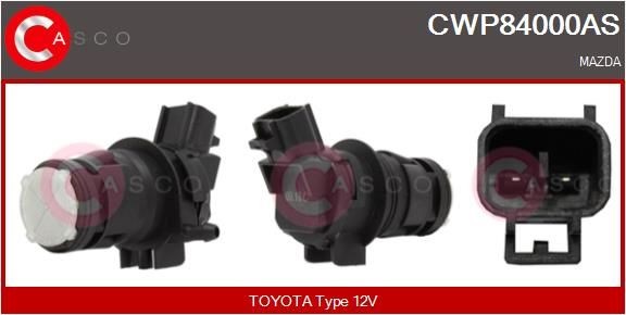 CASCO Water Pump, window cleaning CWP84000AS CASCO CWP84000AS genuine Mazda 6 GG water pump window cleaning price