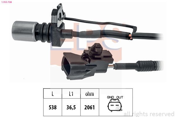 EPS Generatore di impulsi, Albero a gomiti 1.953.728 1.953.728 costo Sensore giri motore EPS SUBARU JUSTY