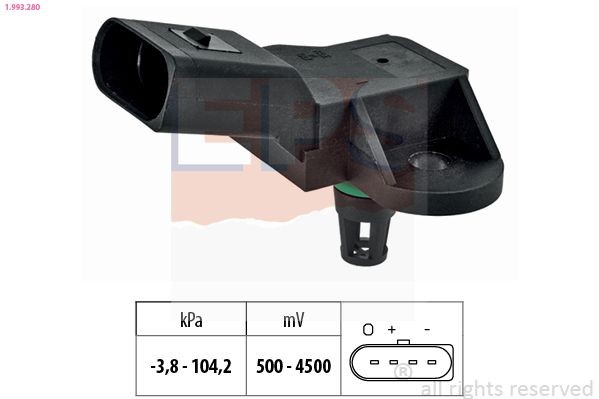 EPS Pressure Sensor, brake booster 1.993.280 1.993.280 EPS MERCEDES-BENZ vacuum brake booster
