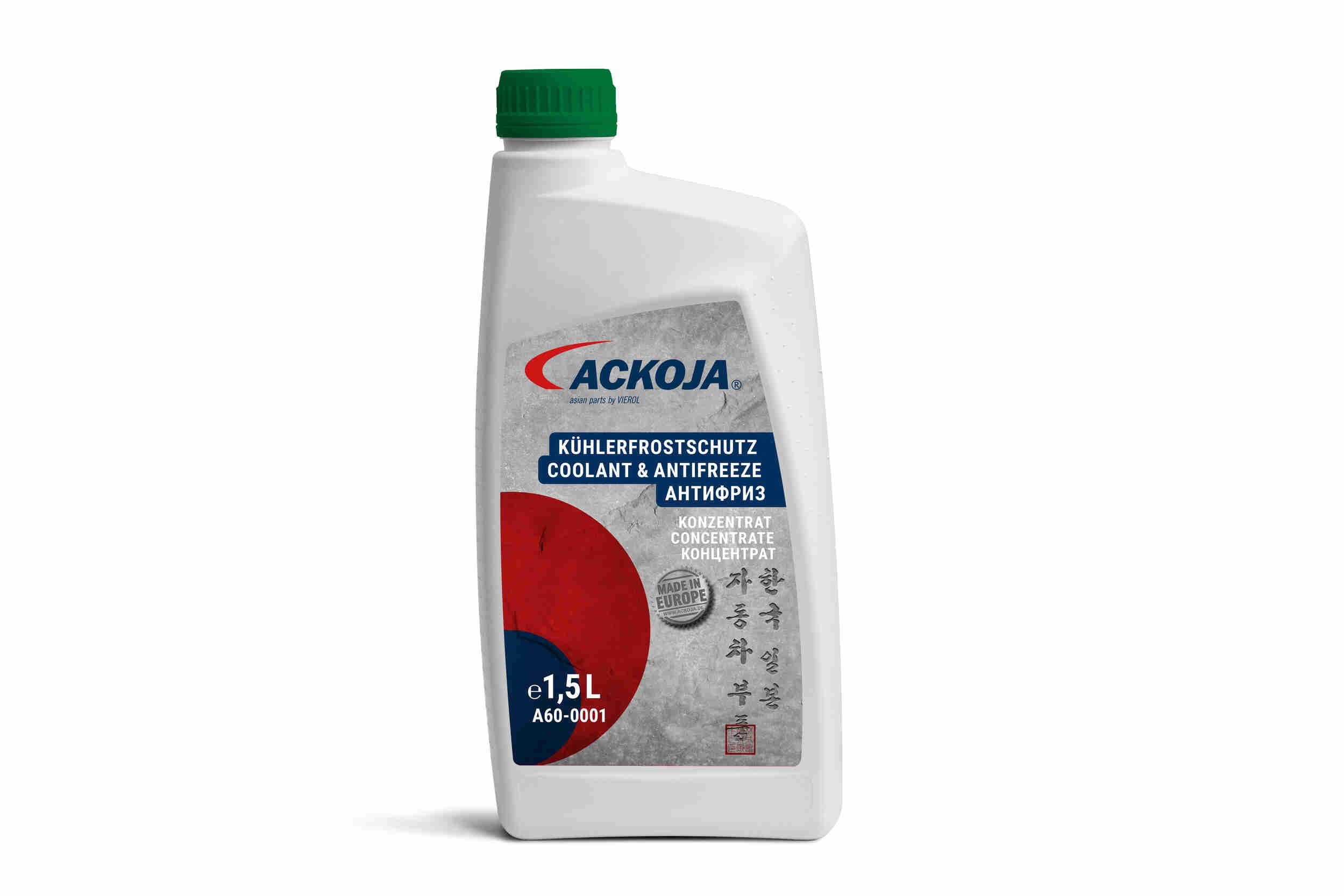 Antifreeze ACKOJA A60-0001 ACKOJA A60-0001 coolant for ISUZU D-MAX 2025