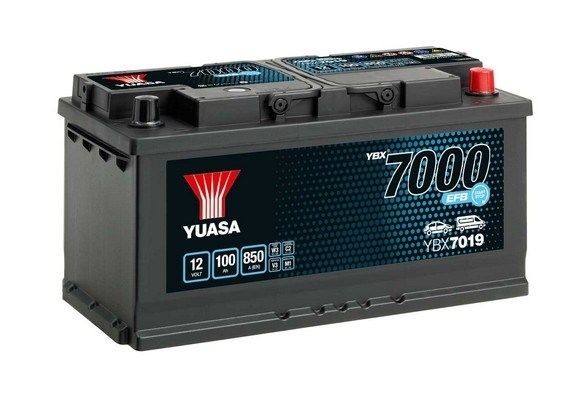 YUASA Startbatteri YBX7019 Bilbatteri YUASA REGATA YBX7019 billige