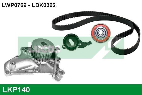 LUCAS Distributieriem set + waterpomp LKP140 LUCAS LKP140 Distributieriem set + waterpomp Camry IV Sedan (_V2_) prijs