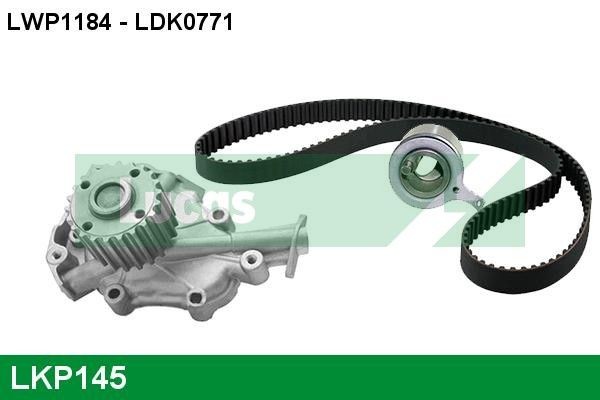 LUCAS Distributieriem set + waterpomp LKP145 LUCAS LKP145 Distributieset met waterpomp Chevrolet Matiz M200 prijs