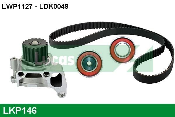 LUCAS Distributieriem set + waterpomp LKP146 LUCAS LKP146 Distributieriem set + waterpomp Mazda 626 GF aan een voordelige prijs