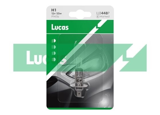 LUCAS Pære, fjernlys LLB448P Forlygte pære LUCAS Peugeot 607 Single Clam, Standard LLB448P