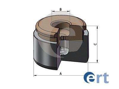 ERT Êmbolo, pinça do travão 151579-C 151579-C Êmbolo pinça do travão PORSCHE 912 ERT