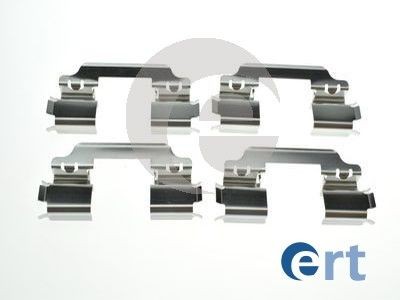 ERT Kit d'accessoires, plaquette de frein à disque 420241 420241 Kit d'accessoires, plaquette de frein à disque ERT FIAT PANDA