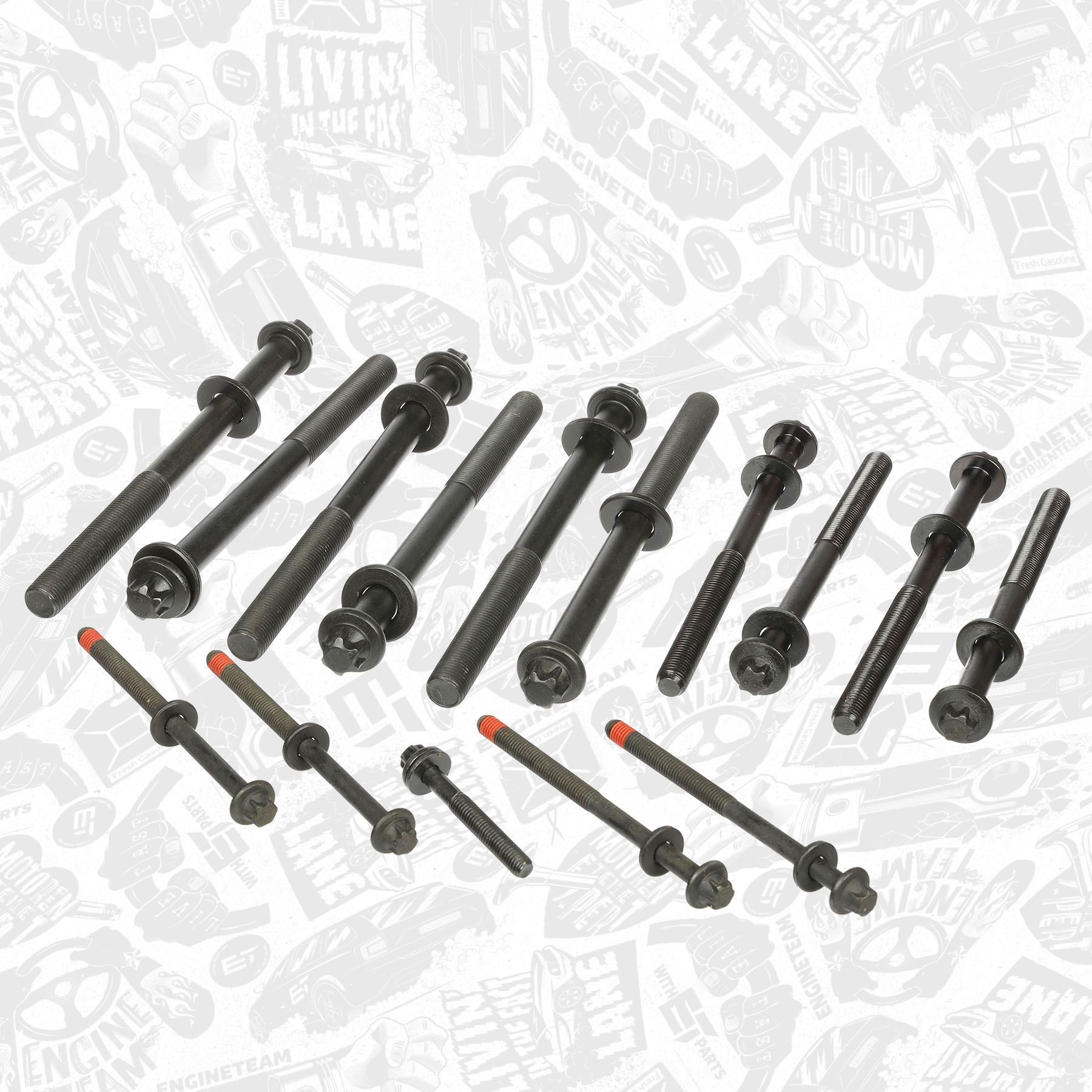 ET ENGINETEAM Kit bulloni testata BS0018 BS0018 costo Bulloni testata ET ENGINETEAM SKODA FABIA