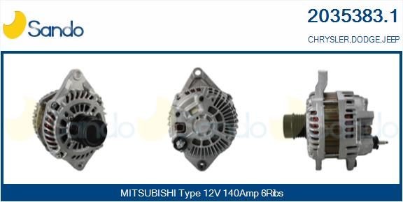 SANDO Dynamo / Alternator 2035383.1 2035383.1 Dynamo SANDO DODGE NITRO