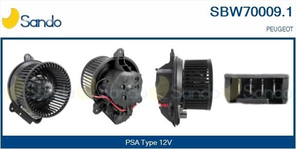 SANDO Vnútorný ventilátor SBW70009.1 SANDO SBW70009.1 Ventilátor kúrenia Peugeot 405 15B lacné