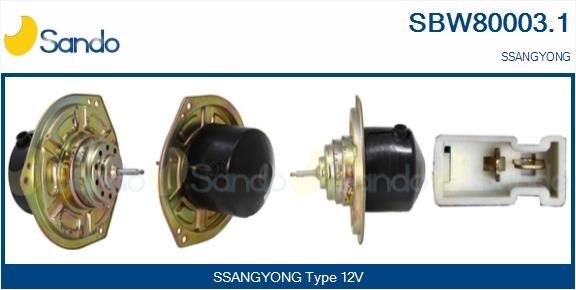 Salongipuhur SANDO SBW80003.1 SANDO SBW80003.1 Salongipuhur SsangYoung ACTYON 2025