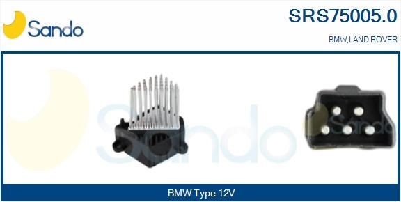 SANDO Gebläsewiderstand SRS75005.0 SANDO SRS75005.0 Gebläsewiderstand BMW 3 (E46) Touring 325 xi 186 PS 2000