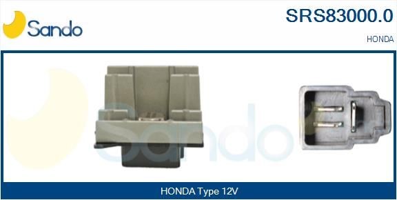 SANDO Modstand, kabineventilator SRS83000.0 Blæsermodstand SANDO Honda CIVIC SRS83000.0