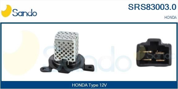 SANDO Odpor vnútorného ventilátora SRS83003.0 Odpor vnútorného ventilátora HONDA SANDO SRS83003.0