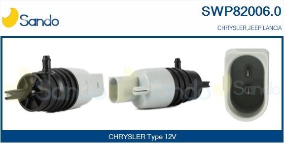 SANDO Klaasipesuvee pump, klaasipuhastus SWP82006.0 SANDO SWP82006.0 Klaasipesu pump Jeep Wrangler JK hind