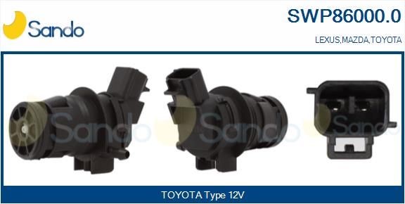 SANDO Pompa acqua lavaggio, Pulizia cristalli SWP86000.0 SWP86000.0 Pompa tergicristalli SANDO Volkswagen AMAROK costo