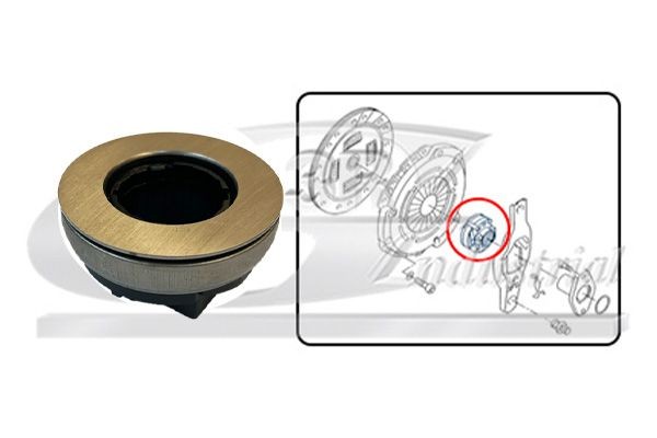 3RG Rolamento de desembraiagem 22717 3RG 22717 Rolamento de encosto da embraiagem Subaru FORESTER originais
