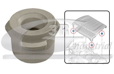 3RG Buffert, motorkåpa 83264 3RG 83264 Protecção do motor / inferior RENAULT LAGUNA original
