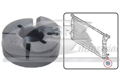 3RG Lagerung, Kühler 84719 Kühler Befestigungsteile 3RG Renault DUSTER 84719