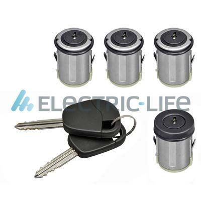 ELECTRIC LIFE Jogo de canhões de fechaduras ZR801221 ELECTRIC LIFE ZR801221 Canhão de fechadura Skoda Karoq NU preço