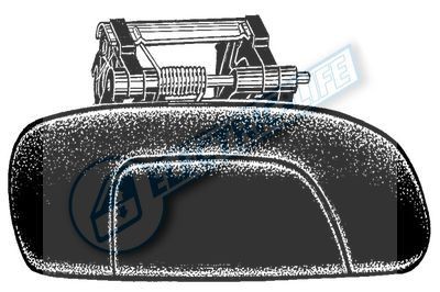 ELECTRIC LIFE Λαβή πόρτας ZR8084307 Χερούλι πόρτας ELECTRIC LIFE Ford ORION ZR8084307