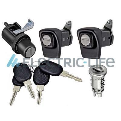 ELECTRIC LIFE Låsecylindersæt ZR85104 Cylinderlås ELECTRIC LIFE Mitsubishi PAJERO SPORT ZR85104
