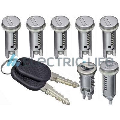 ELECTRIC LIFE Cilinderslot ZR85207 Citroën ZX Slotcilinder set ELECTRIC LIFE ZR85207