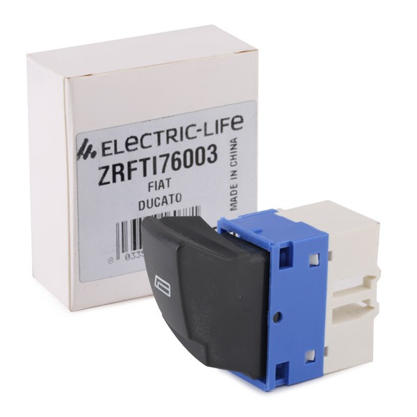 ELECTRIC LIFE Kytkin, lasinnostin ZRFTI76003 ZRFTI76003 ELECTRIC LIFE Lasinnostimen kytkin CITROЁN JUMPER