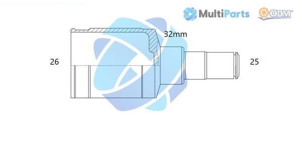 ODM-MULTIPARTS Liigendlaager, veovõll 14-356052 Pooltelje ots ODM-MULTIPARTS RAV 4 14-356052 odav