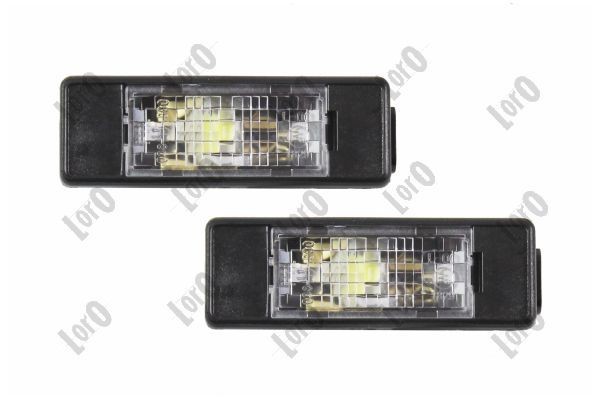 ABAKUS Luz de chapa de matrícula 038-11-905LED Lâmpada para luz de matrícula Nissan P12 038-11-905LED ABAKUS