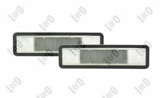 Luz de chapa de matrícula ABAKUS L37-210-0001LED ABAKUS L37-210-0001LED Lâmpada de placa Opel COMBO 2007