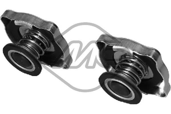 Metalcaucho Uzatvárací kryt, chladič 03278 Uzáver chladiča LAND ROVER Metalcaucho 03278