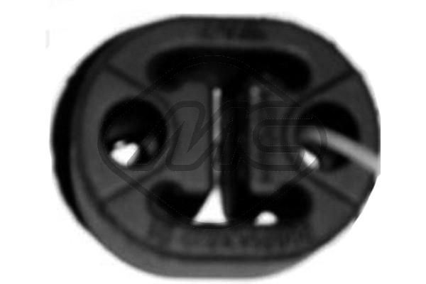 Metalcaucho Gummipute, lydpotte 07066 pris Feste eksosanlegg Nissan V42 07066 Metalcaucho