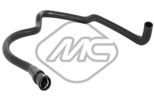 Metalcaucho Šļūtene, Apsildes sistēmas siltummainis 07542 07542 Šļūtene, apsildes sistēmas siltummainis MITSUBISHI SPACE STAR Metalcaucho