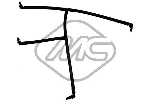 Metalcaucho Slang, bränsleöverflöd 33026 FORD fuel rail Metalcaucho 33026